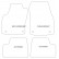 Tapis de sol adaptés à l'Opel Astra H 2004-2010 (lot de 4), Vignette 4