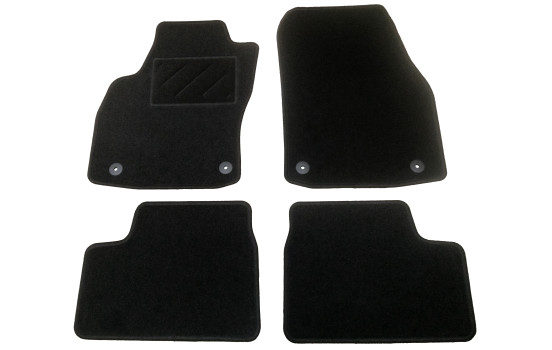 Tapis de sol adaptés à l'Opel Astra H 2004-2010 (lot de 4)