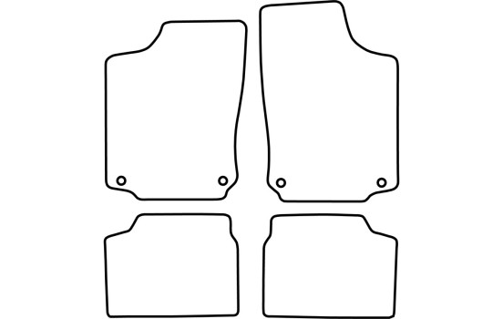 Tapis de sol adaptés à l'Opel Corsa C 2000-2006, Image 2