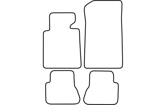 Tapis de sol adaptés à la BMW Série 3 E46 Cabriolet (1998-2005) - Lot de 4, Image 3