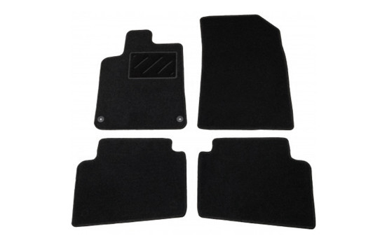 Tapis de sol adaptés à la Citroën C5 (2002-2007), lot de 4 pièces
