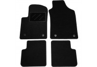 Tapis de sol adaptés à la Fiat 500 (2007-2012), lot de 4 pièces