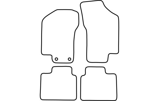 Tapis de sol adaptés à la Fiat Tipo 1988-1995, Image 2