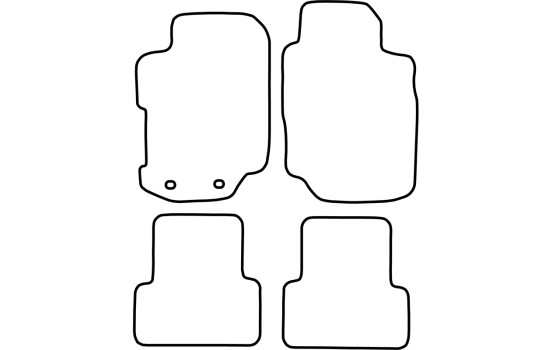 Tapis de sol adaptés à la Ford Escort 1997-2000, Image 2