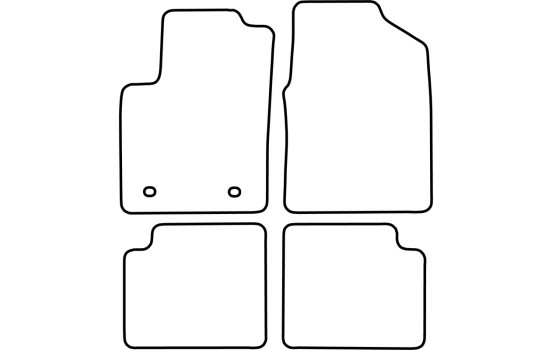 Tapis de sol adaptés à la Ford Ka 2008-2012, Image 2