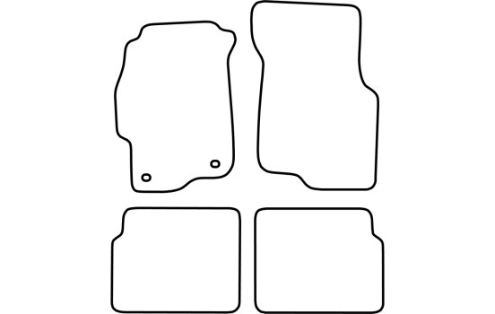 Tapis de sol adaptés à la Honda Civic 5 portes (1998-2001), Image 2