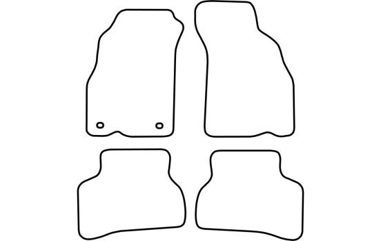 Tapis de sol adaptés à la Hyundai Excel 1994-2000, Image 2