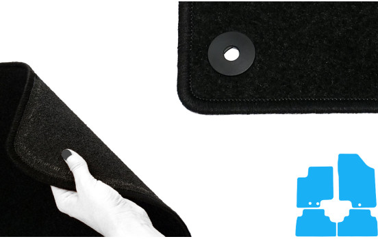 Tapis de sol adaptés à la Hyundai iX20 2011- (lot de 4), Image 5