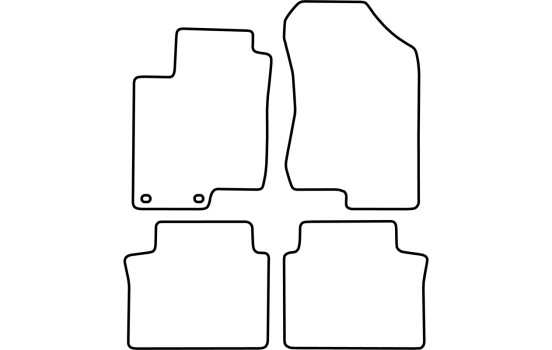 Tapis de sol adaptés à la Hyundai Sonata 2005-2010, Image 2