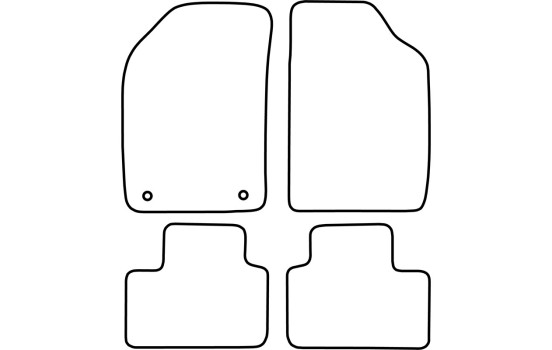 Tapis de sol adaptés à la Lancia Ypsilon 1997-2003, Image 2