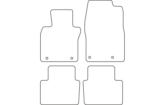 Tapis de sol adaptés à la Mazda 3 2019-, Image 2