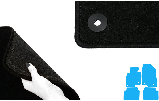 Tapis de sol adaptés à la Mazda 6 2012- (lot de 4), Image 5