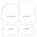Tapis de sol adaptés à la Mazda 626 (1987-1991), lot de 4 pièces, Vignette 2