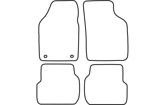 Tapis de sol adaptés à la Mazda Demio 1998-2003, Image 2