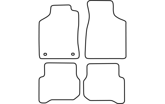 Tapis de sol adaptés à la Mazda MX-3 1991-1998, Image 2