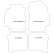 Tapis de sol adaptés à la Nissan Primera P12 2003-2008 (lot de 4), Vignette 2