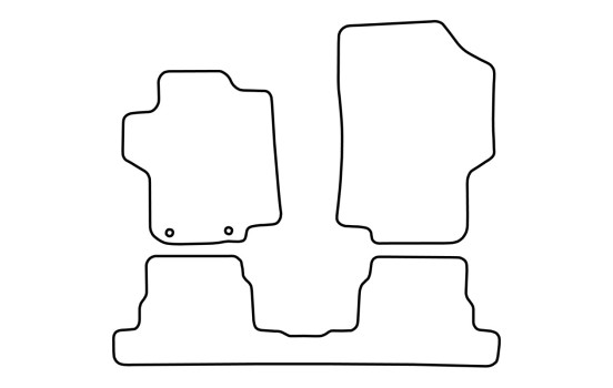 Tapis de sol adaptés à la Peugeot 1007 (2005-2009), Image 2