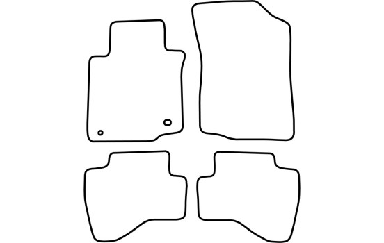 Tapis de sol adaptés à la Peugeot 107 (2005-2010), Image 2