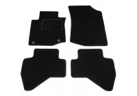 Tapis de sol adaptés à la Peugeot 107 (2010-2014), lot de 4 pièces