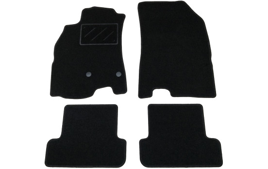 Tapis de sol adaptés à la Renault Megane III 2009- (lot de 4)