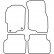 Tapis de sol adaptés à la Rover 45 (1999-2006), lot de 4 pièces, Vignette 2