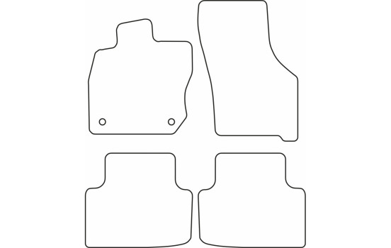 Tapis de sol adaptés à la Seat Leon IV HB 5 portes, Image 2