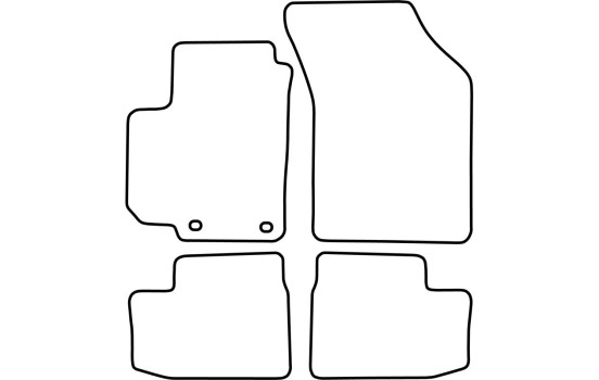 Tapis de sol adaptés à la Suzuki Swift 2005-2010, Image 2