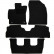 Tapis de sol adaptés à la Toyota Prius Wagon 2012- (lot de 4)