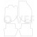 Tapis de sol adaptés à la Volvo C70 (1998-2005), lot de 4 pièces, Vignette 2