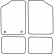 Tapis de sol adaptés à la VW Golf I (1974-1983), lot de 4 pièces, Vignette 2