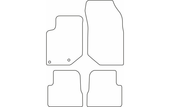 Tapis de sol adaptés à Opel Mokka 2020- (sauf e), Image 2