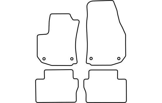 Tapis de sol adaptés à Opel Zafira B 2005-2011 (5 personnes), Image 2