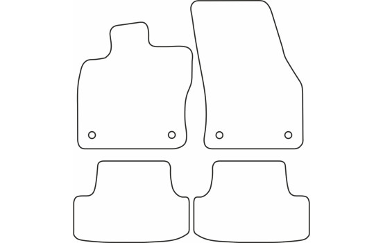 Tapis de sol adaptés à Volkswagen T-Roc 2017-, Image 2