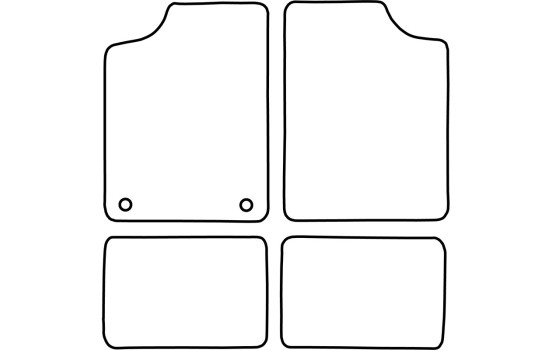 Tapis de sol adaptés aux Citroën AX (1987-1996), Image 2
