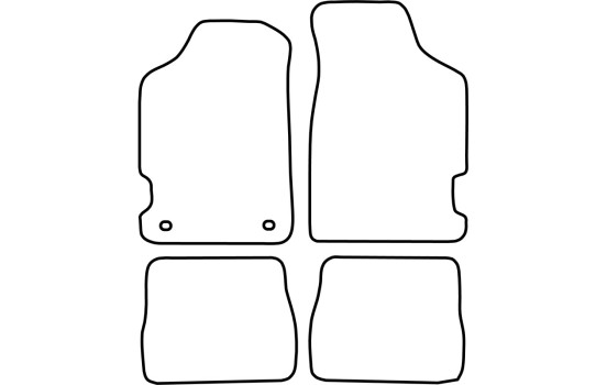 Tapis de sol adaptés aux Citroën Saxo 2000-2003, Image 2