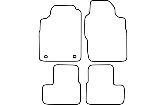 Tapis de sol adaptés aux Ford Escort 1990-1994, Image 2