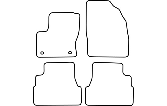 Tapis de sol adaptés aux Ford Focus C-Max 2003-2007, Image 2