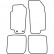 Tapis de sol adaptés aux Ford Scorpio 1994-1998, Vignette 2