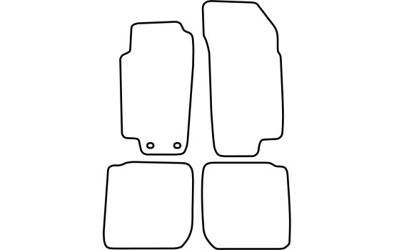 Tapis de sol adaptés aux Ford Scorpio 1994-1998, Image 2