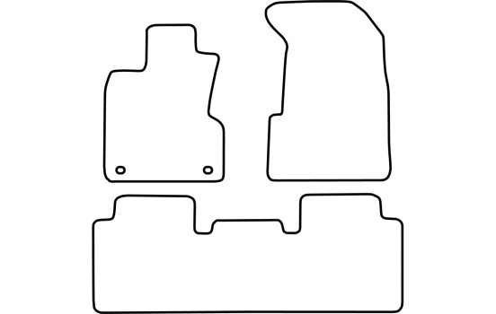 Tapis de sol adaptés aux Honda CR-V 2002-2007 (sauf automatique), Image 2