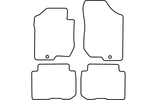 Tapis de sol adaptés aux Kia Carens 2006-2011 (5 personnes), Image 2