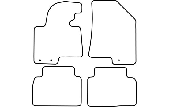Tapis de sol adaptés aux Kia Sportage 2010-2015, Image 2