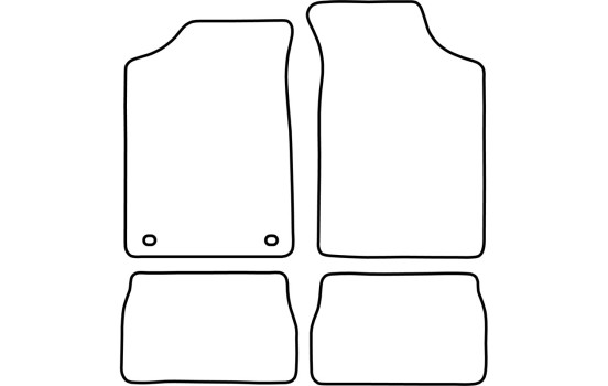 Tapis de sol adaptés aux Peugeot 106 (1991-1996), Image 2
