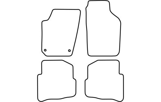 Tapis de sol adaptés aux Seat Ibiza 2004-2008 / Cordoba 2004-2002, Image 6