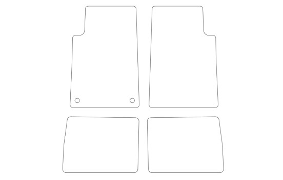 Tapis de sol adaptés aux Triumph 2000 / 2500 (lot de 4), Image 2
