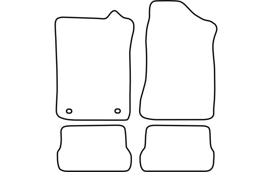 Tapis de sol adaptés aux Volkswagen Corrado 1989-1995, Image 2