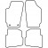 Tapis de sol adaptés aux Volkswagen Fox 2005-2007, Vignette 2