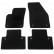 Tapis de sol adaptés aux Volvo S40/V50 2004-2011 (lot de 4)