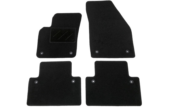 Tapis de sol adaptés aux Volvo S40/V50 2004-2011 (lot de 4)