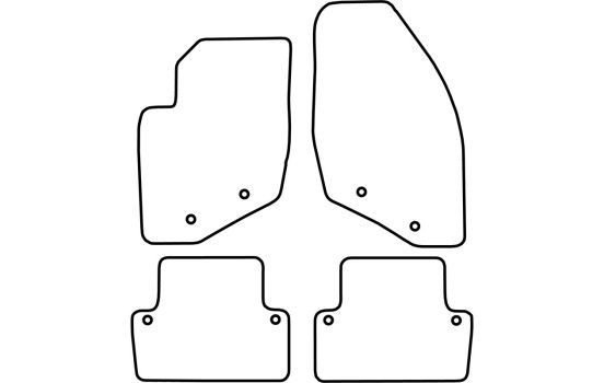Tapis de sol adaptés aux Volvo S70/V70/XC70 (2001-2008), Image 2